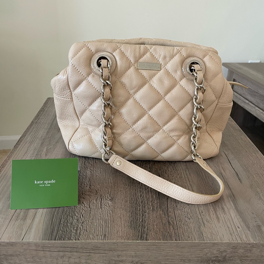 Kate Spade Gold Coast Elizabeth handbag in cashew